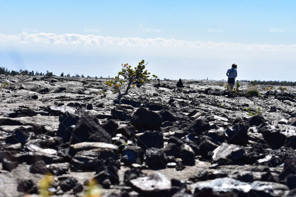 Walking on the lava