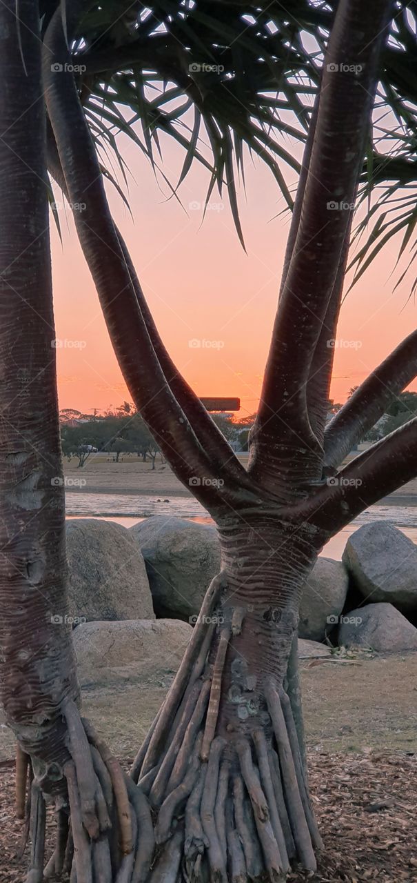 Sunset in Redcliffe Queensland Australia