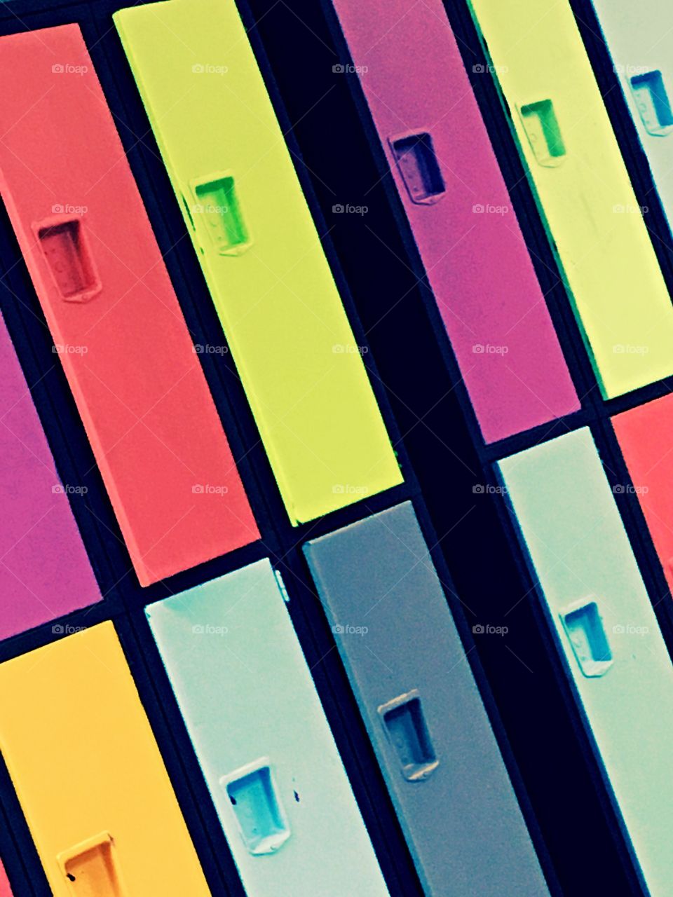 Colorful Lockers