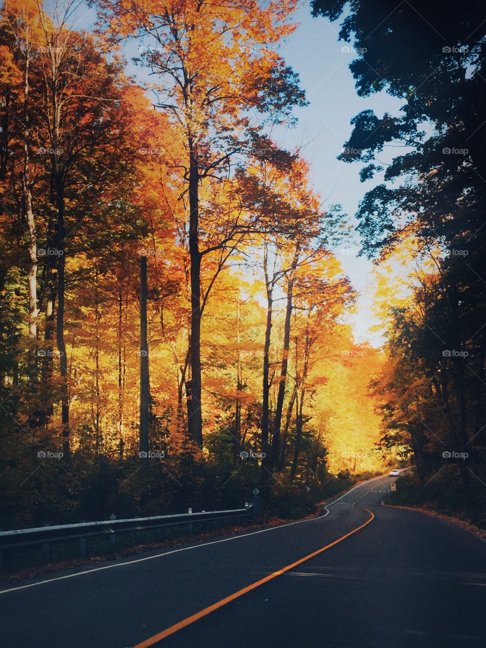 Testing out my new iPhone camera.  Fall drive in the country 