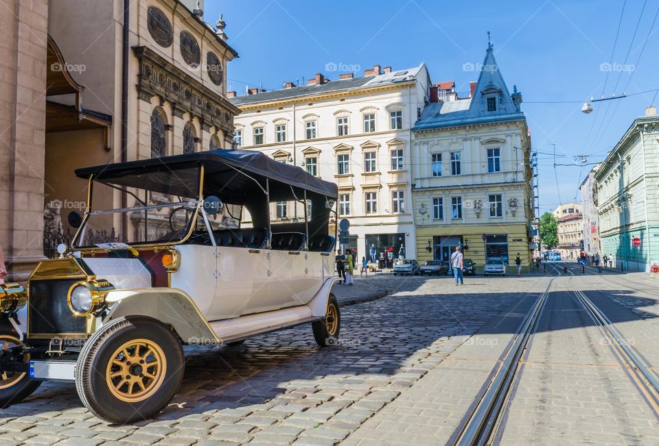 Lviv old city architecture