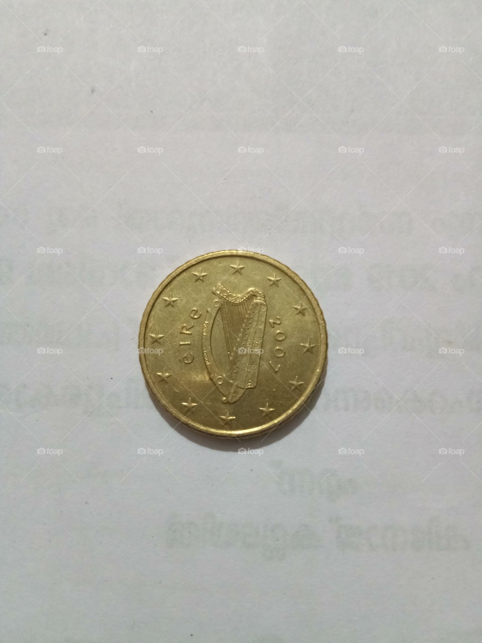 50 Euro cent coin back side