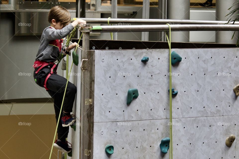 Indoor Wall Climbing