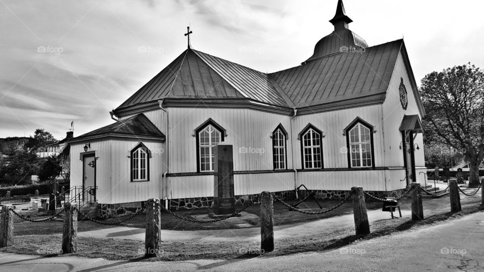 Black and White church