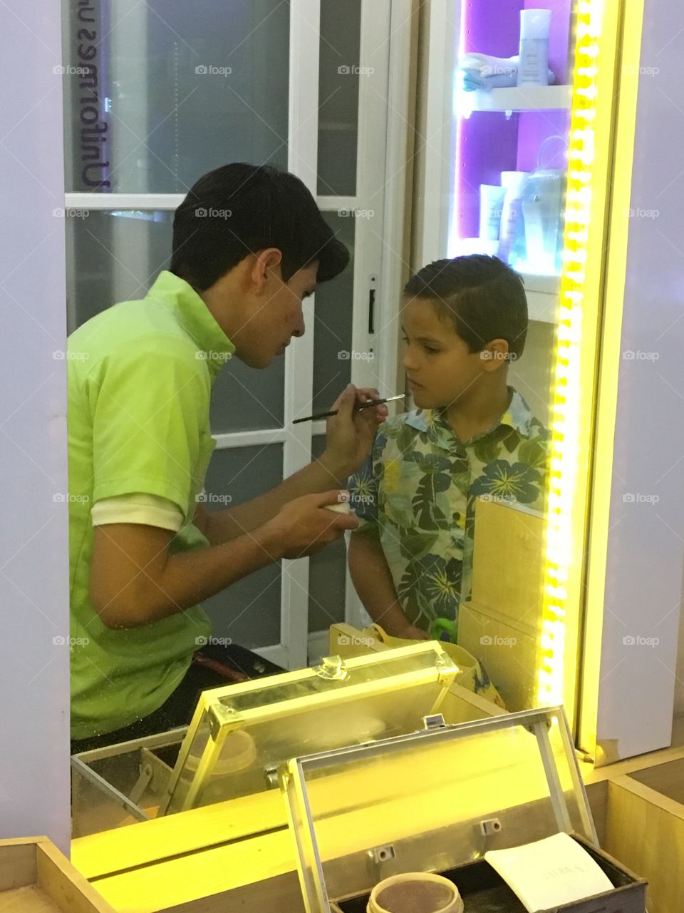 Reflexión in the mirror 