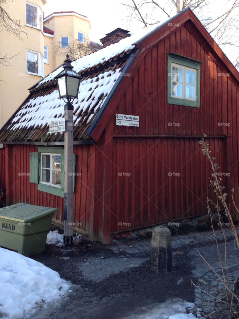 stockholm old cabin wooden house by Barbman