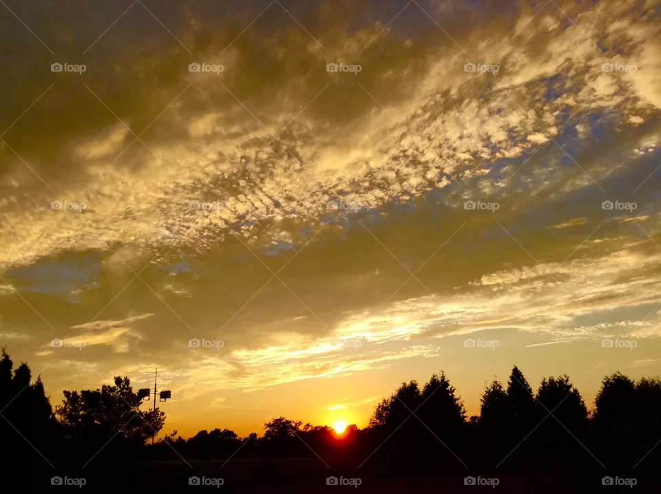 Sunset sky