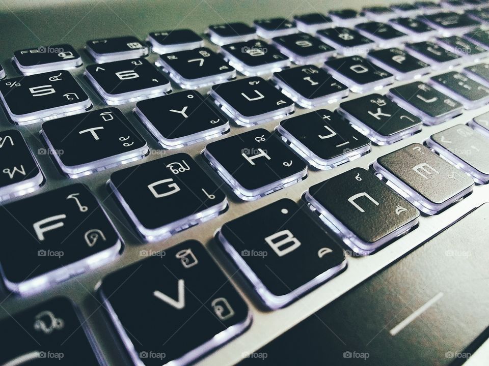 Keybaord of Laptop