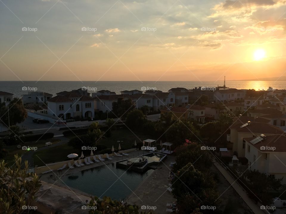 Beautiful sunset-Cyprus 