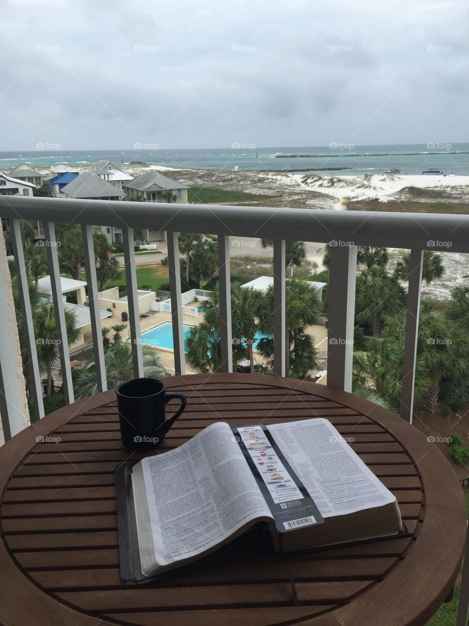 Good Book & Beach View