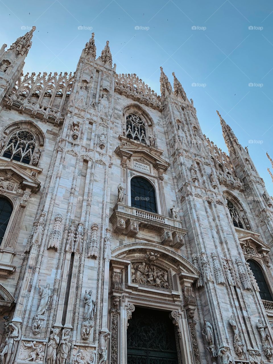 Details of the magnificent Duomo. Milan, Italy 