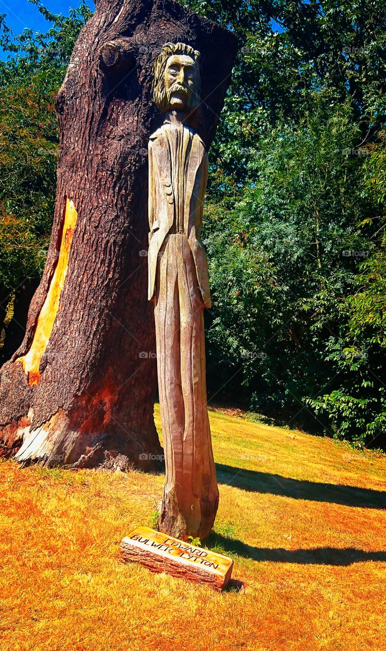 wooden sculpture
