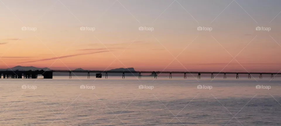 sunset in Sicily