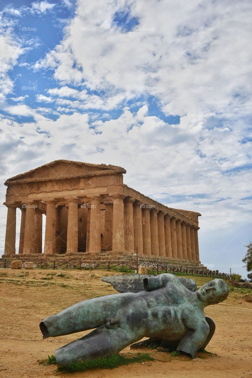 Valle dei templi en Agrigento, Sicilia