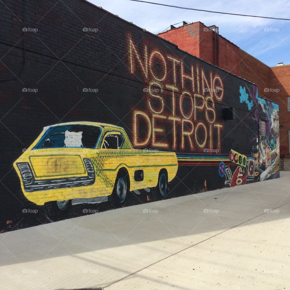 “Nothing stops Detroit “