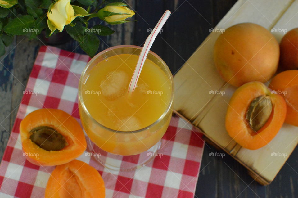 homemade apricot juice