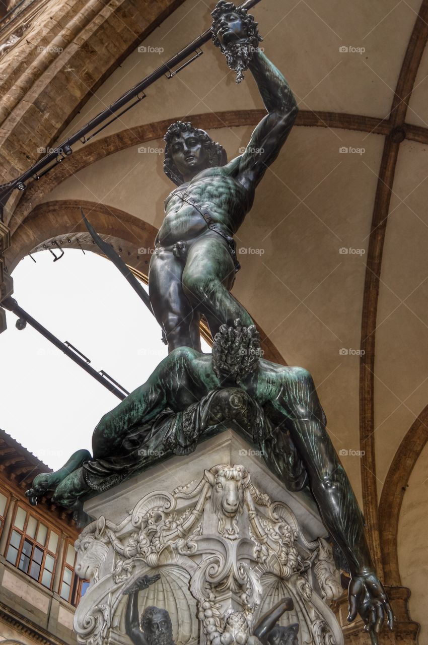 Perseo con la cabeza de Medusa, Plaza de la Señoria (Florence - Italy)