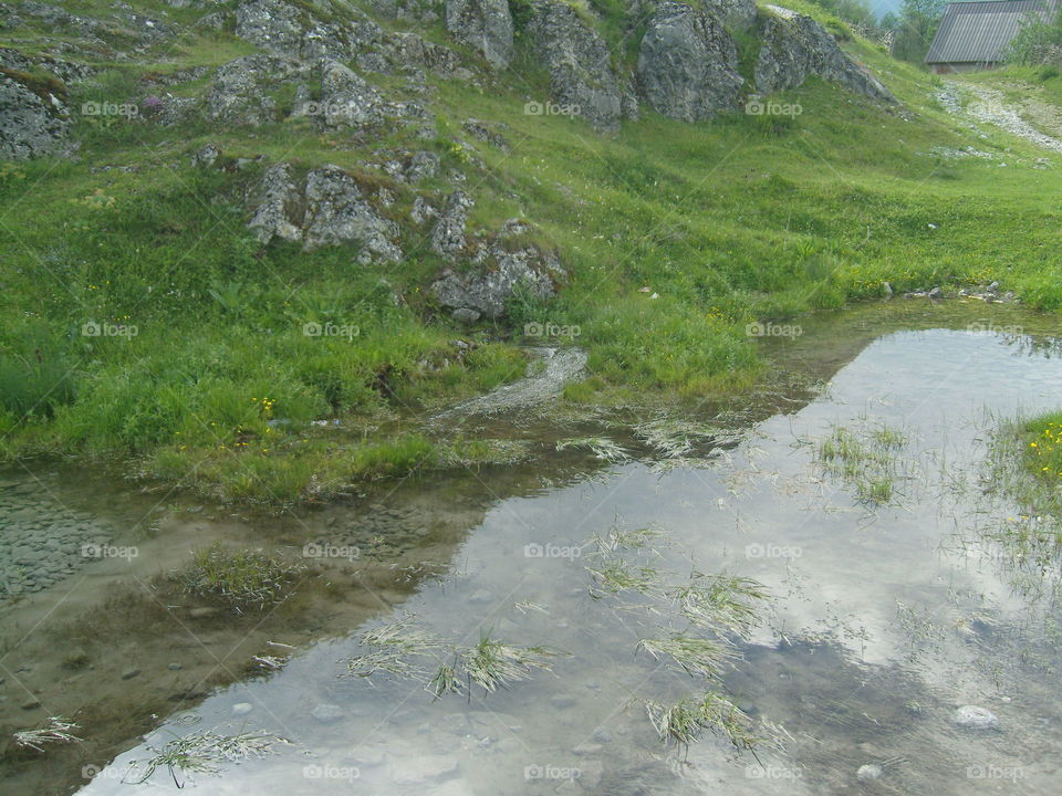 River Lim spring Montenegro Plav