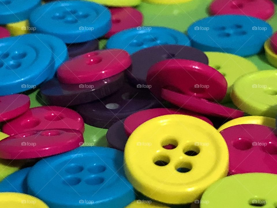 Buttons make great Game pawns or sewing or art material