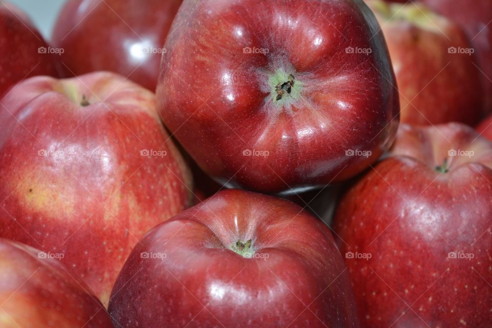 Close-up of red apples