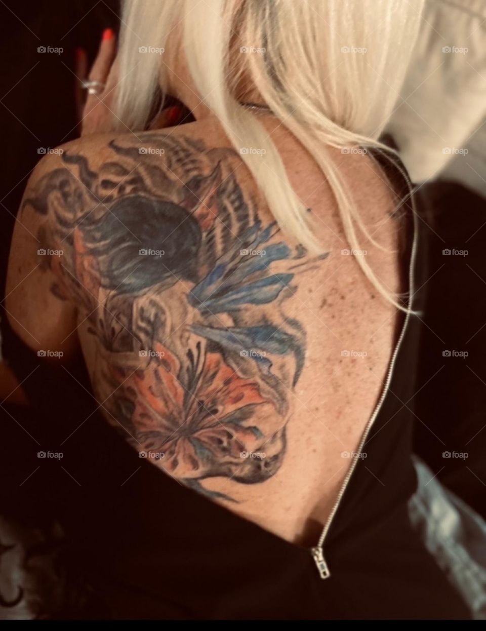 Fairy back tattoo 