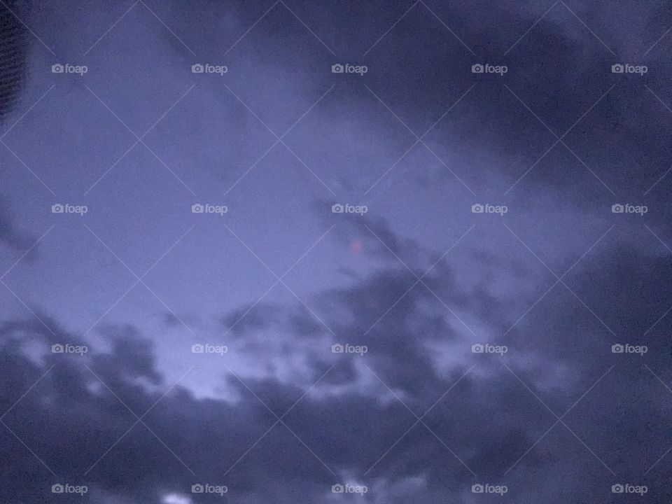 Sky during storm 