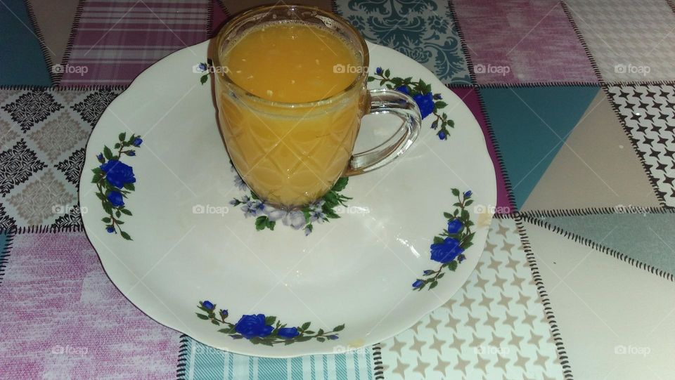 Cup of orange juice