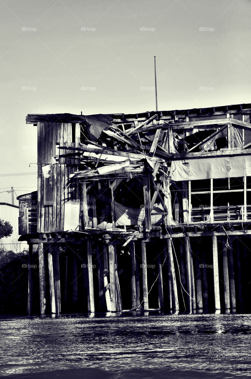 Abandoned. Taken from the Willamette River in Oregon