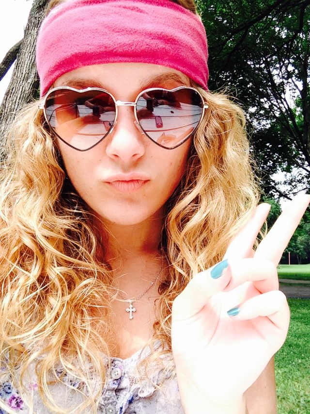 Hippie selfie 