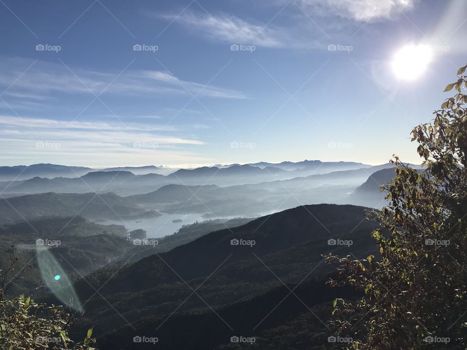 A View from Adam's Peak... Sri Lanka...