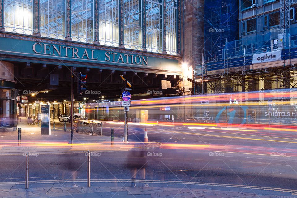 Central station in Glasgow