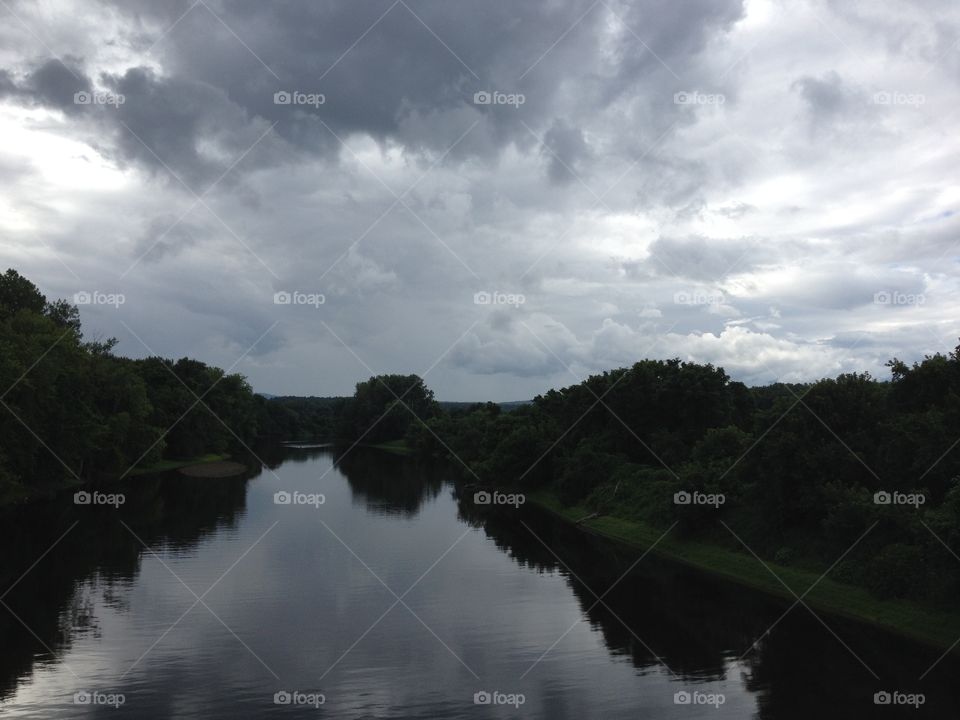 Connecticut River on a cloudy afternoon

