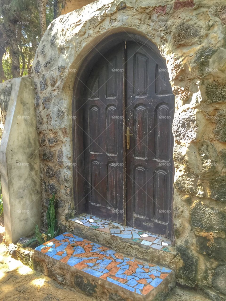 Wooden door