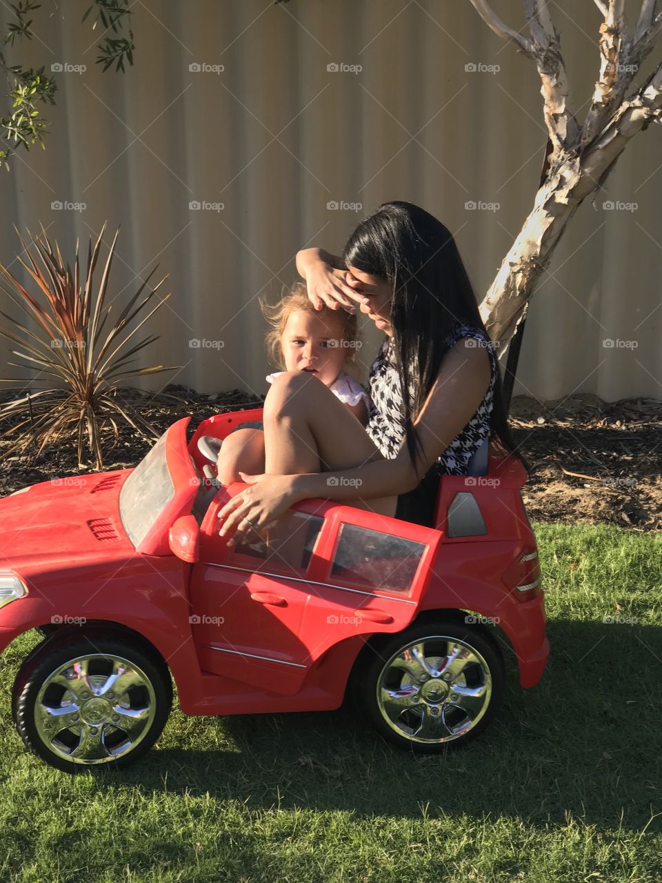Just having a fun to ride a little one car