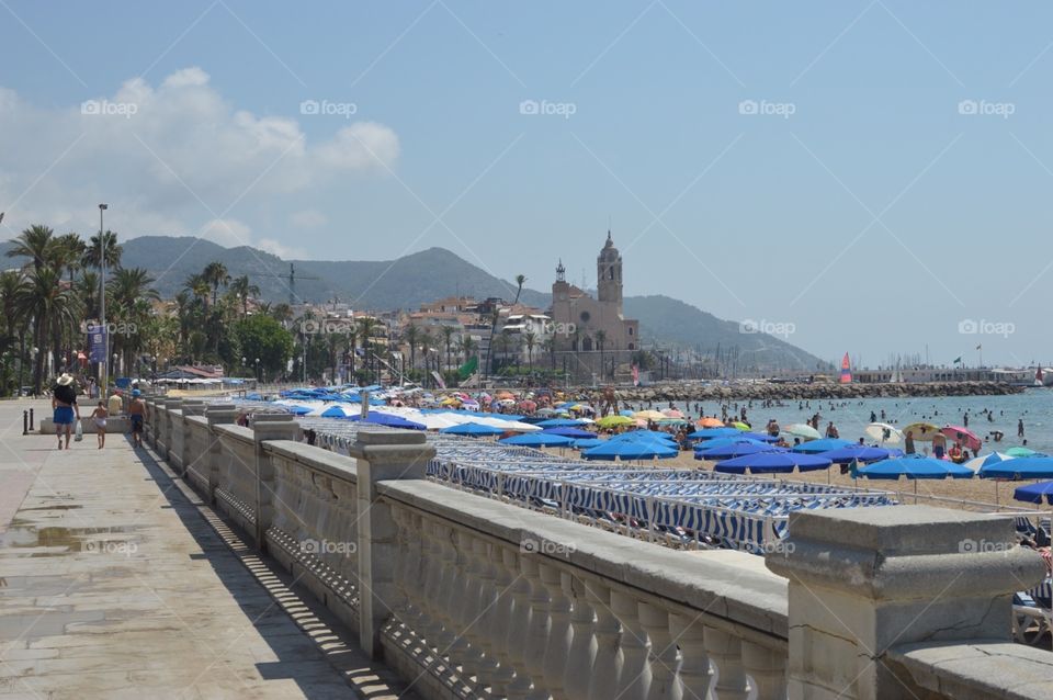 Sitges beach