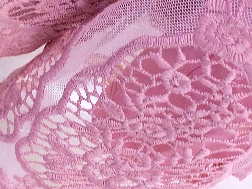 Pink lace flora design