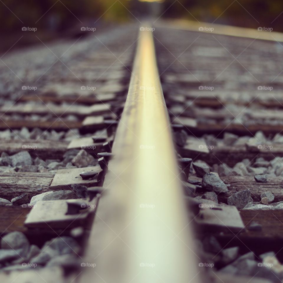 Tracks. railroad track