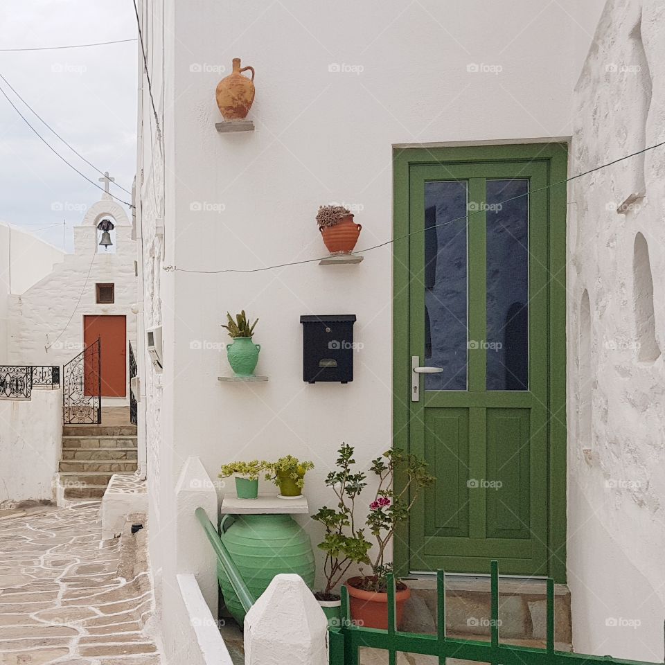 house door Greece