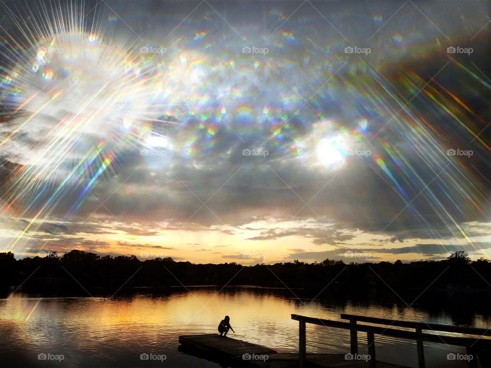 When heaven peeks through