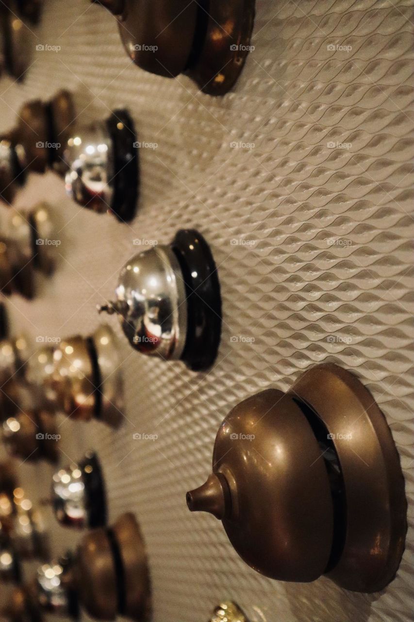 Call bells on the wall