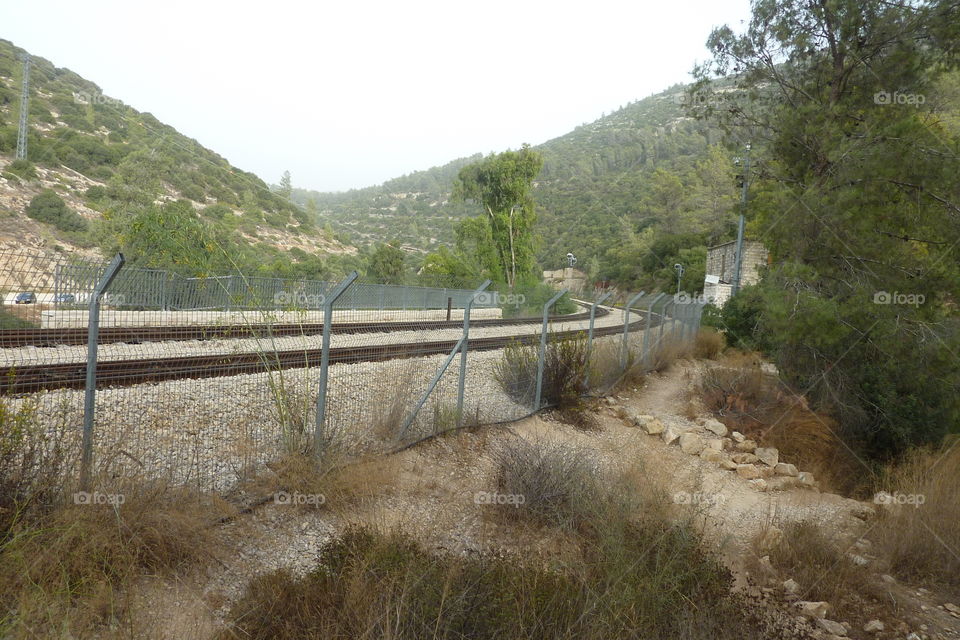 Railroad Near Jerusalem