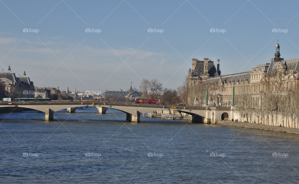 bridge over the Seine in Paris