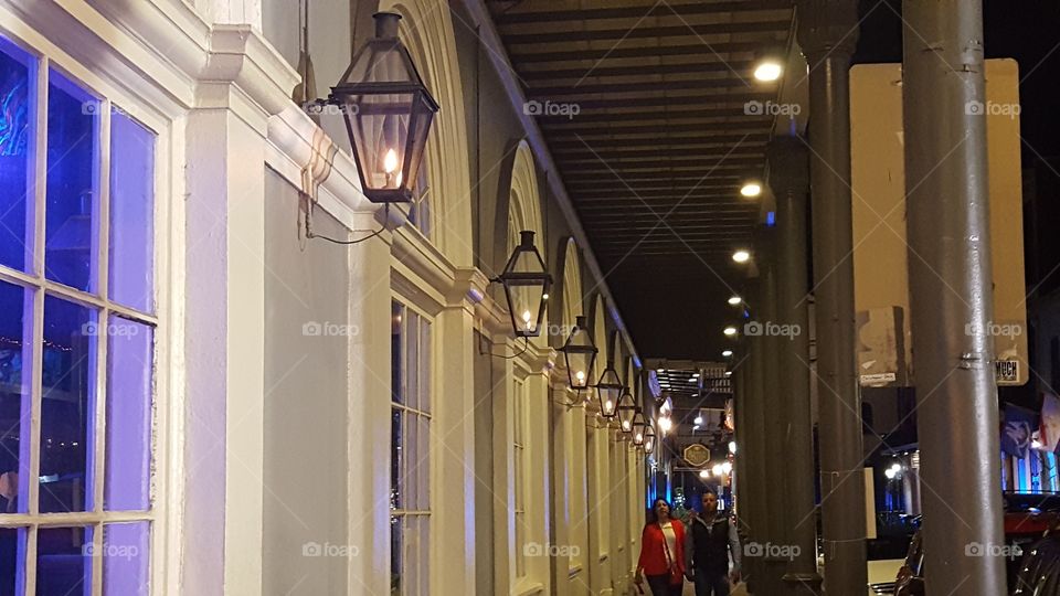 New Orleans at night