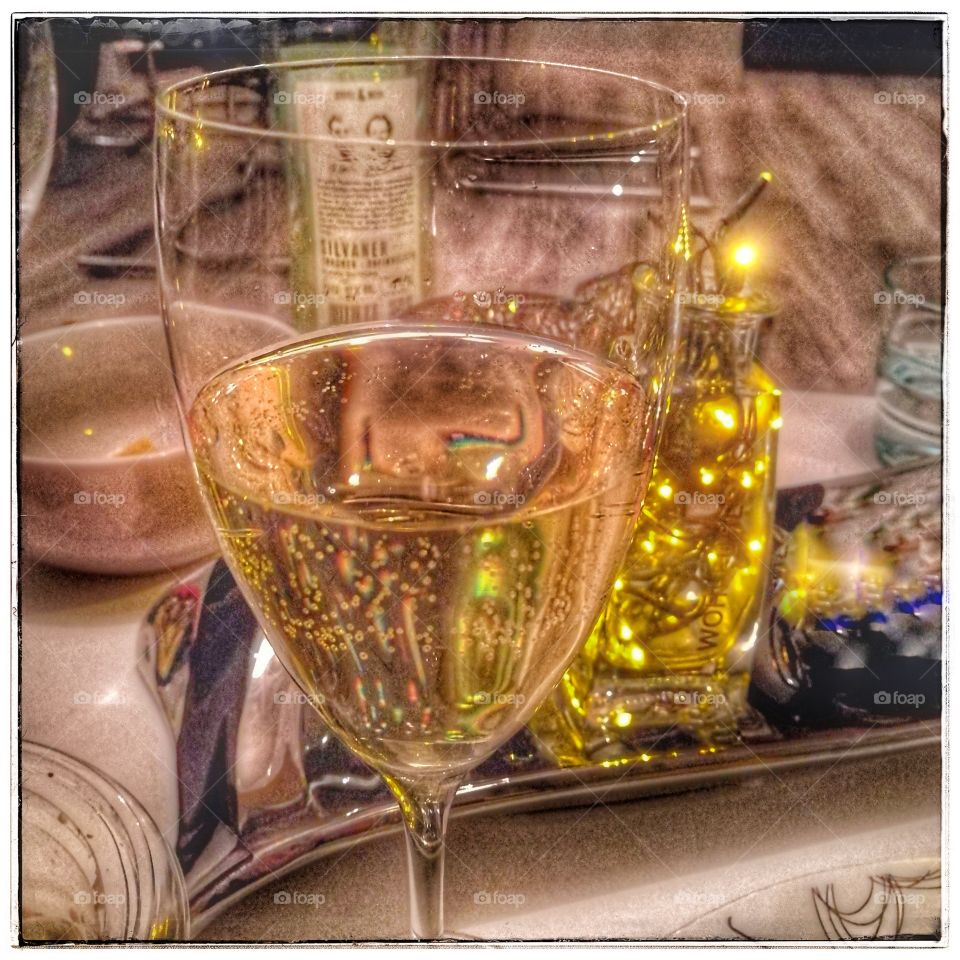 A glass of wine /Weinglas