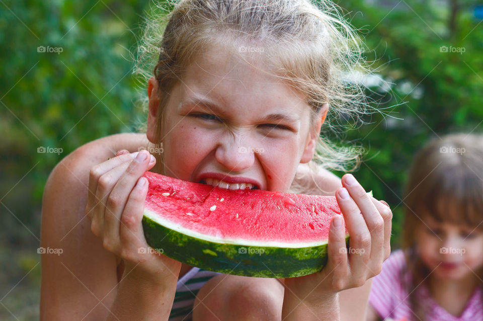 Juicy watermelon