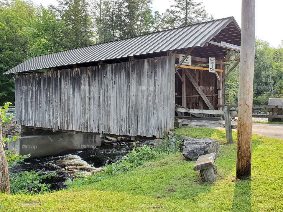 Old time Covered Bridge