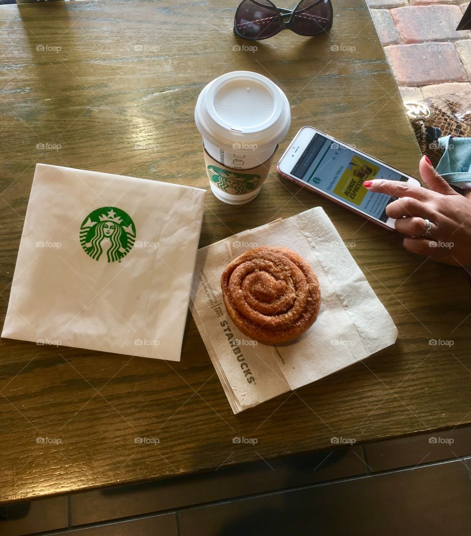 Browsing on coffee break