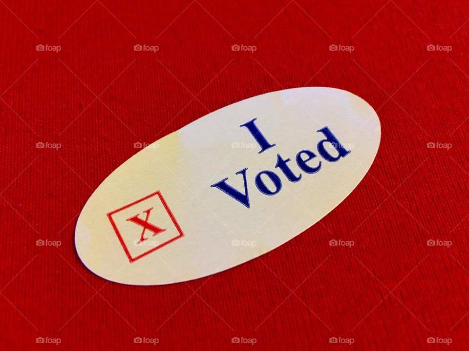 I Voted Sticker