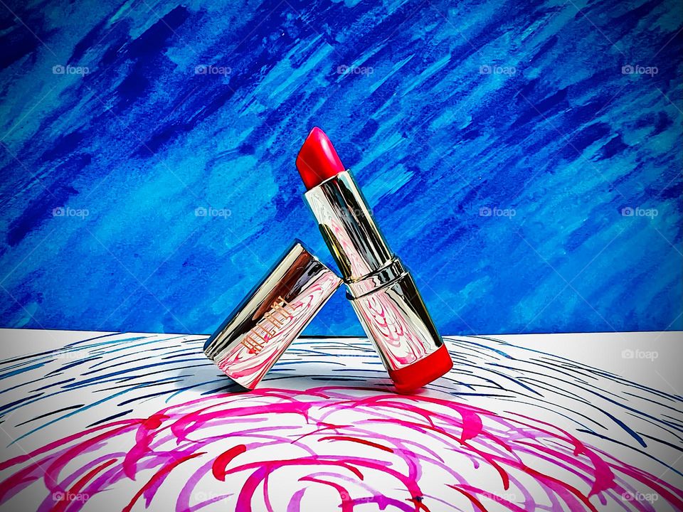 A bright, beautiful Milani lipstick, adds a stunning pop of color