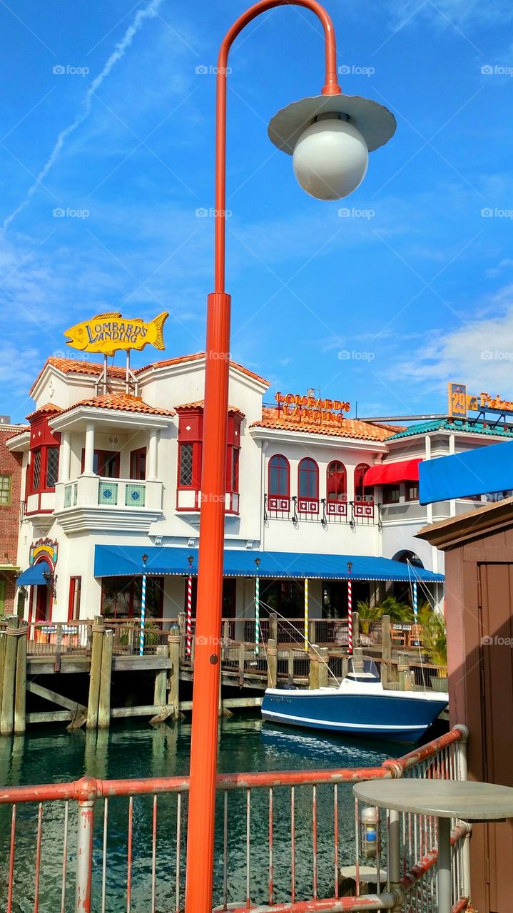 The Docks. One of the many facades at Universal Studios, Florida